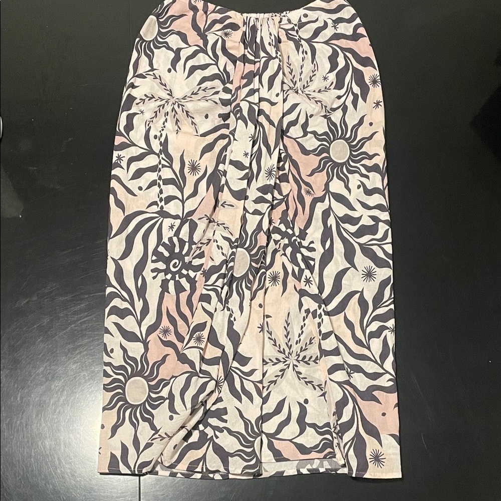 Xierna Cotton Midi Skirt Size Small